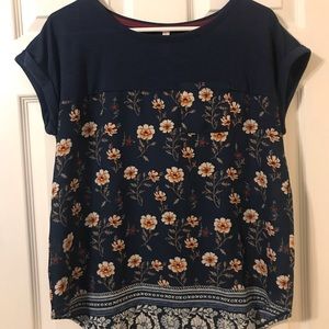 Multi Pattern Blouse